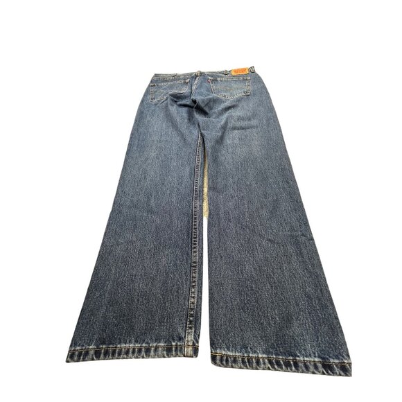 Levis 560 Mens 38x31 Loose Fit Tapered Blue Jeans Cotton Denim - Picture 2 of 10